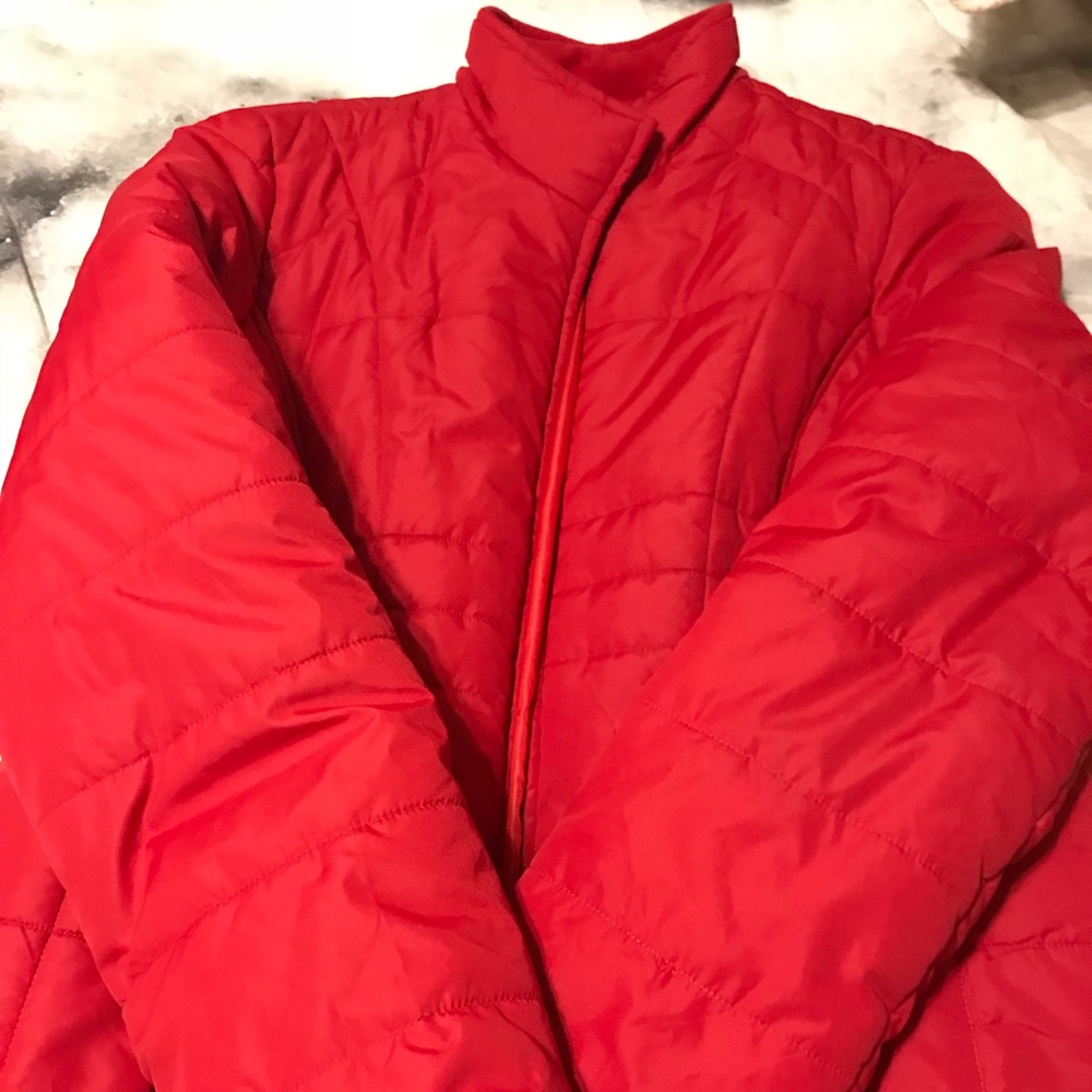 Red jacket